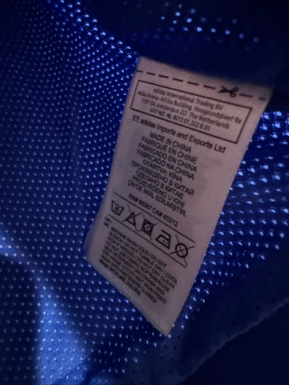 Rare Adidas Originals x The FARM Company Toucan Track Jacket - Tucanário Blue s - Picture 6 of 6